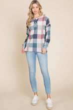 Load image into Gallery viewer, Christmas Plaid Top