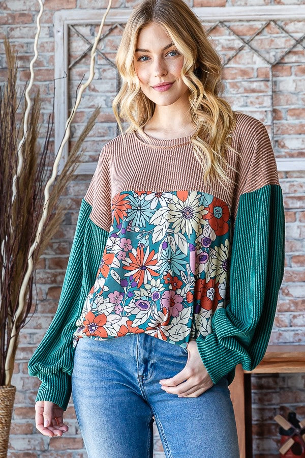 Mix and Match Floral Top -PLUS-