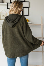 Load image into Gallery viewer, Warm and Cozy Sherpa Hoodie