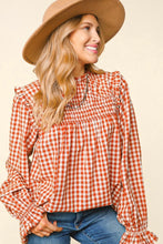 Load image into Gallery viewer, Gingham Gal Top