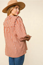 Load image into Gallery viewer, Fall Gingham Gal Top -Multiple Colors-