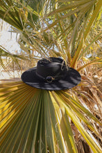 Load image into Gallery viewer, Wide Brim Hat in Black