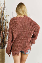 Load image into Gallery viewer, Wishes Do Come True Sweater in Marsala