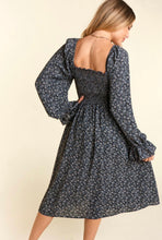 Load image into Gallery viewer, You Make Me Smile Dress in Charcoal -PLUS-