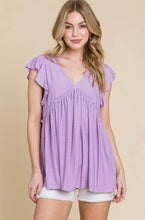 Load image into Gallery viewer, Breezy Babe Top in Lilac