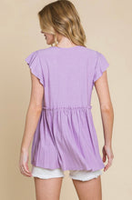 Load image into Gallery viewer, Breezy Babe Top in Lilac