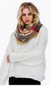 Camel Infinity Scarf