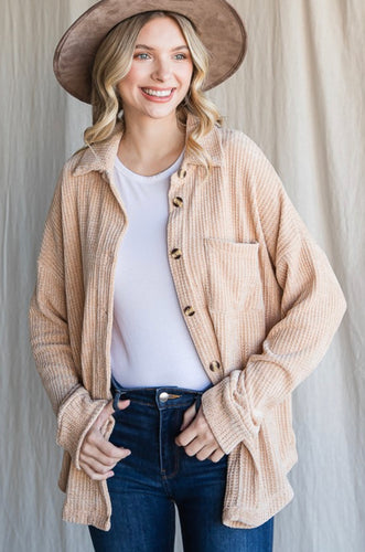 The Completer Top in Tan