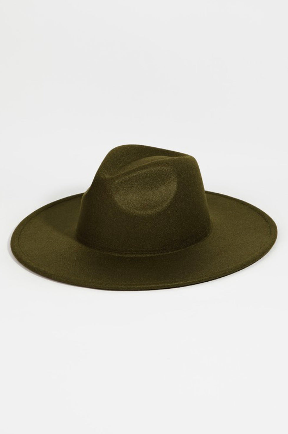 Wide Brim Hat in Olive