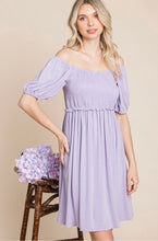Load image into Gallery viewer, Tiptoe Through the Tulips Dress in Lavender