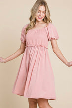 Load image into Gallery viewer, Tiptoe Through the Tulips Dress in Peach -PLUS-