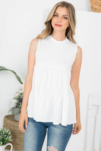 Sunshine Ready Tank in White