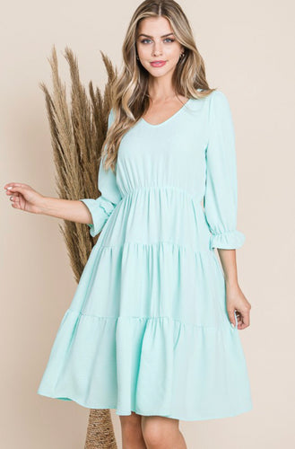 The Effortless Dress in Mint